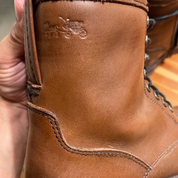 The Henry Boot from Coach, Men's Leather Boots, size 8. - Picture 3 of 5